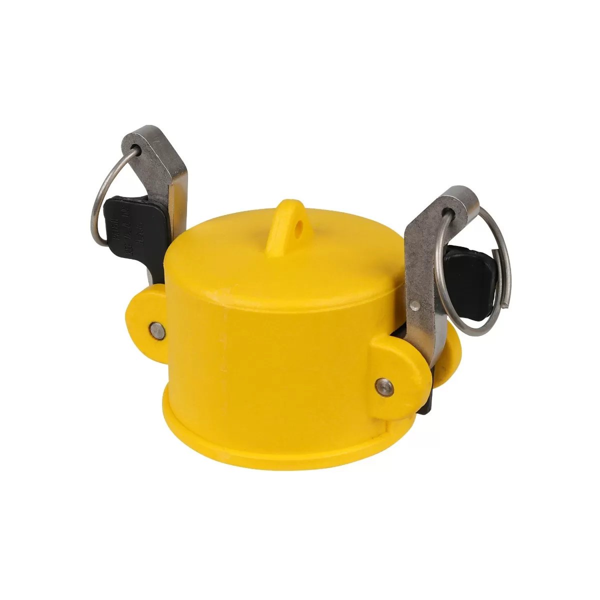 Stainless Steel Coupler End Cap with SS Handle - Durable Pipe Fitting for Plumbing & Construction - Perfect for Water Lines, Gas Pipes & Industrial Applications