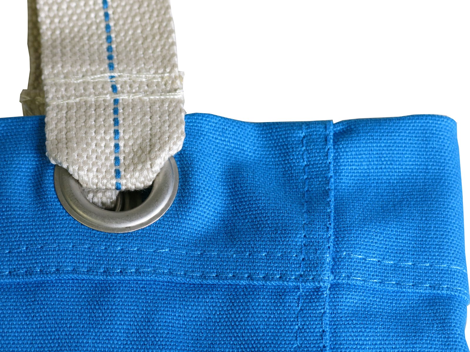 Premium Turquoise Cotton Canvas Soccer Nut Tote Bag - Durable & Stylish for Sports Fans, Beach Trips, and Everyday Use