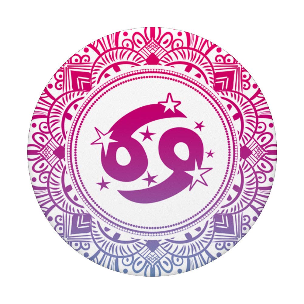 Cancer Zodiac Sign Phone Stand - PopSockets Grip & Holder for iPhone, Samsung & Tablets | Perfect for Home, Office & Travel Use