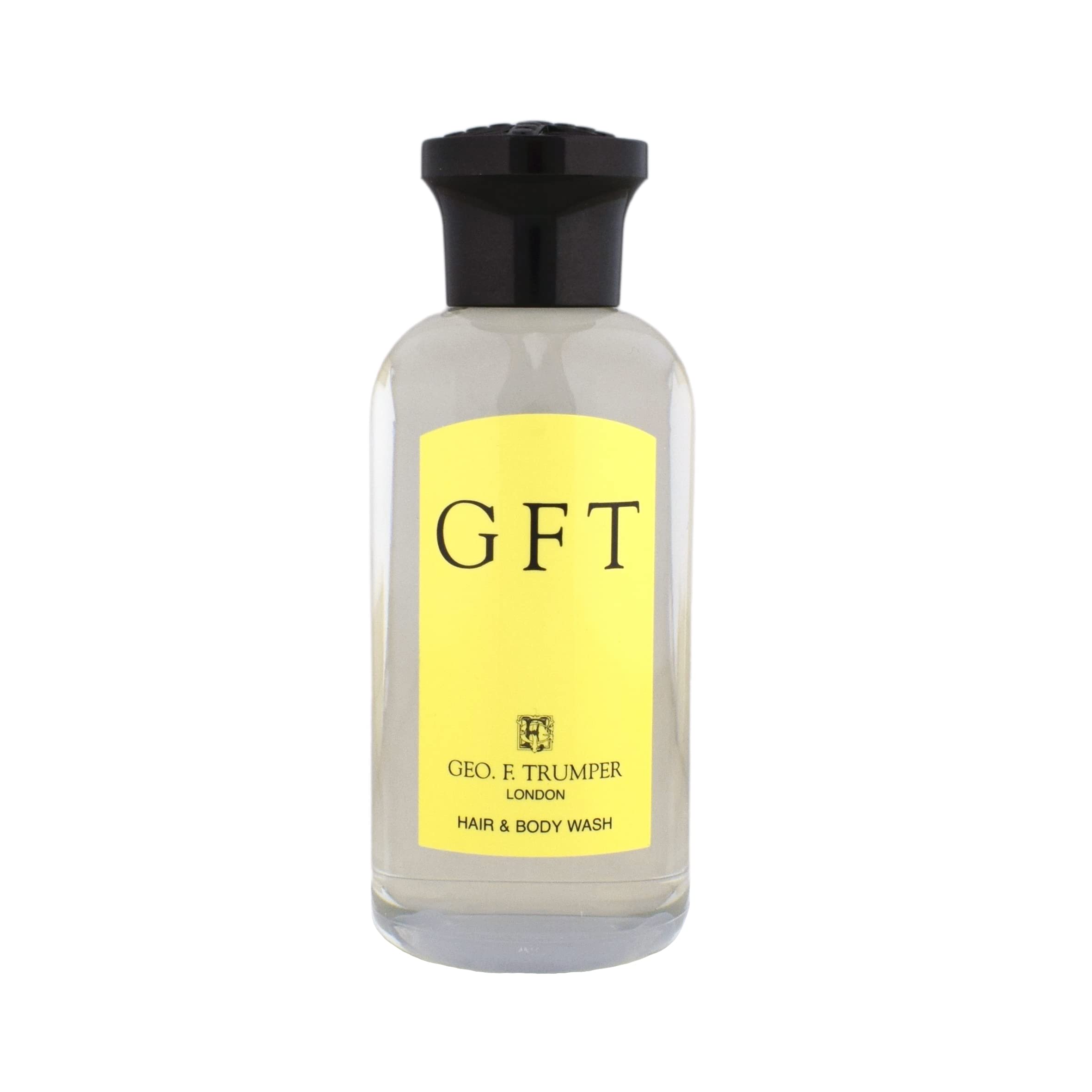 Geo F Trumper Small GFT Citrus Lemon Hair & Body Wash - Refreshing Shower Gel for Men & Women - Perfect for Gym, Travel & Daily Use