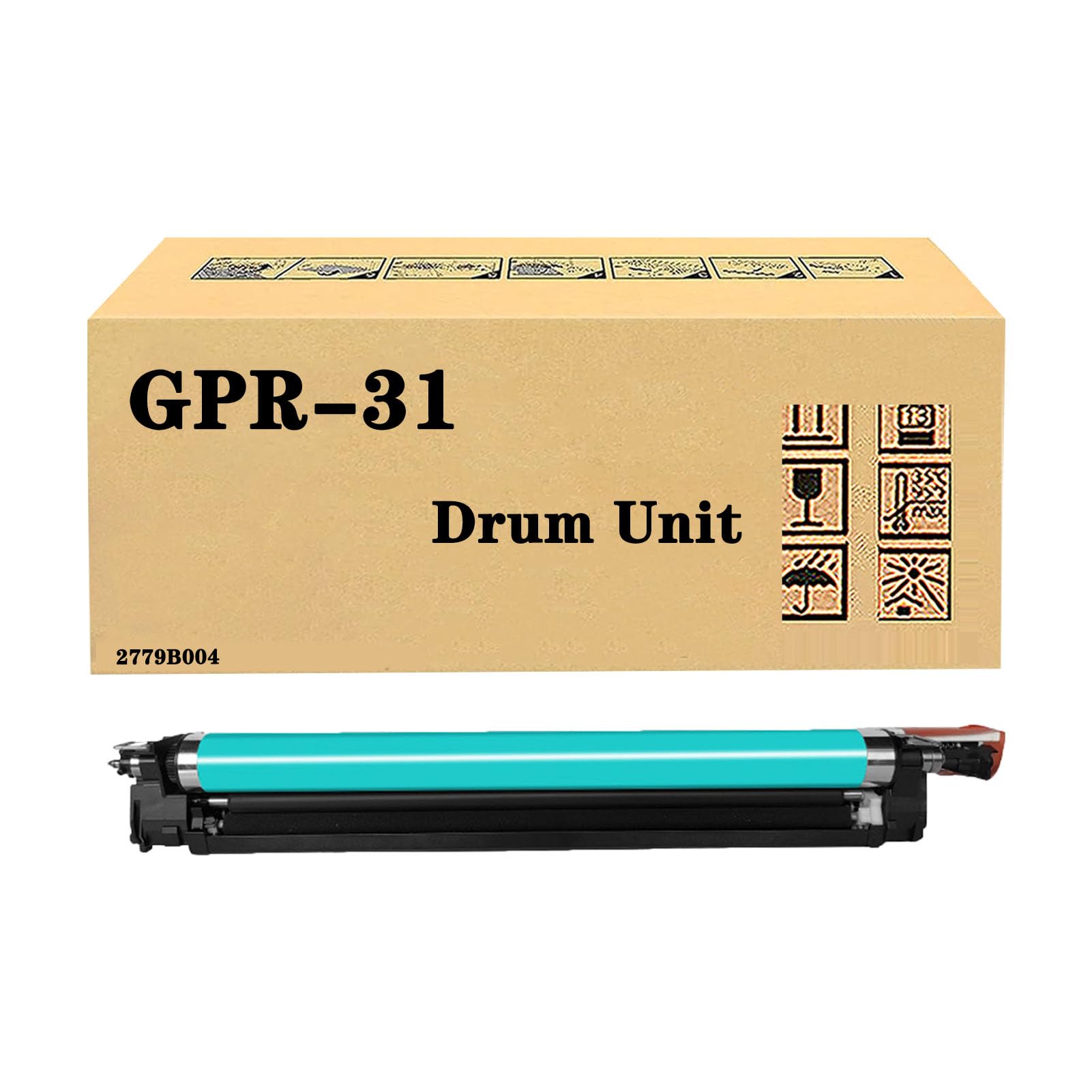 QUNINE Compatible GPR-31 2778B004 2779B004 Magenta Drum Unit for Canon ImageRUNNER Advance C5030 C5035 C5235 C5240 Printers - High Yield 80,000 Pages - Ideal for Office Printing & Large Volume Document Production