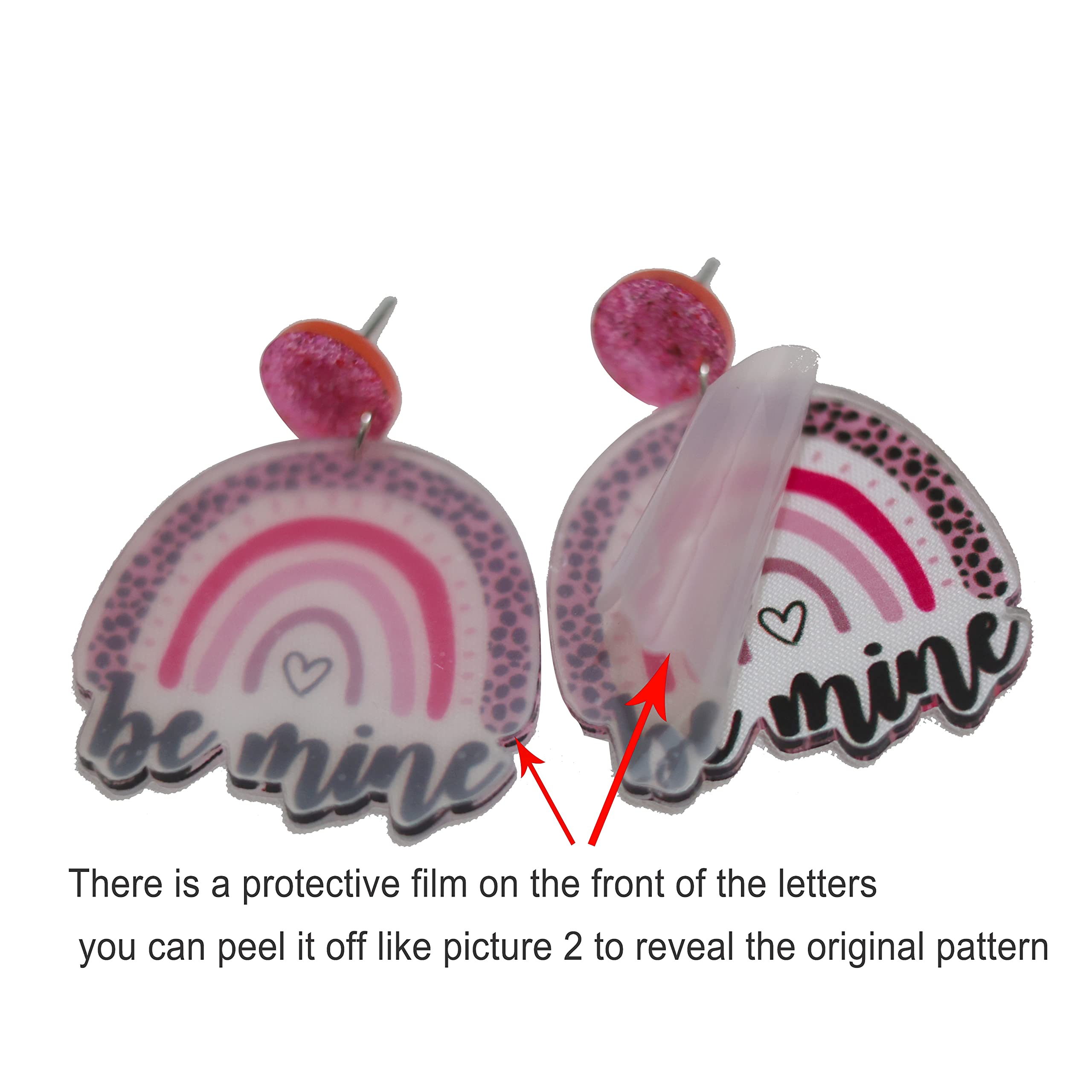 Stylish Acrylic Stud Earrings for Women - Holiday & Seasonal Jewelry Set (4-6 Pairs) - Christmas, Valentine's Day, St. Patrick's Day Gift - Created Alexandrite Design - Perfect for Parties, Office Wear & Everyday Fashion Accessories