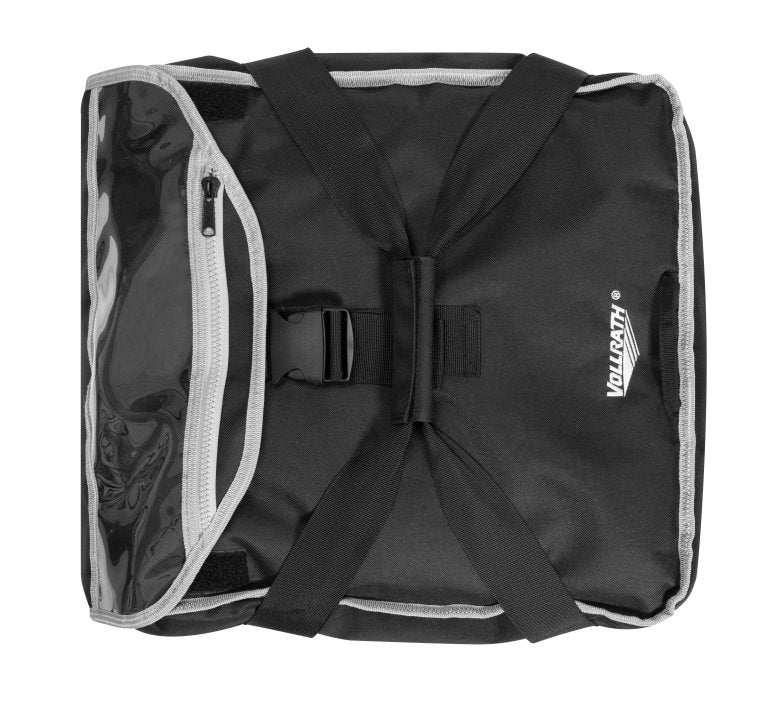 Vollrath 17.5 x 17.5 x 9 Inch Insulated Pizza Delivery Bag - Black | Commercial & Home Use for Hot Food Transport, Catering, and Party Events