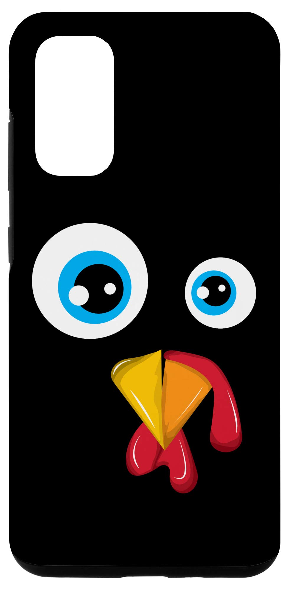 Samsung Galaxy S20 Halloween Phone Case - Funny Chicken Face Design for Costume Parties & Cosplay