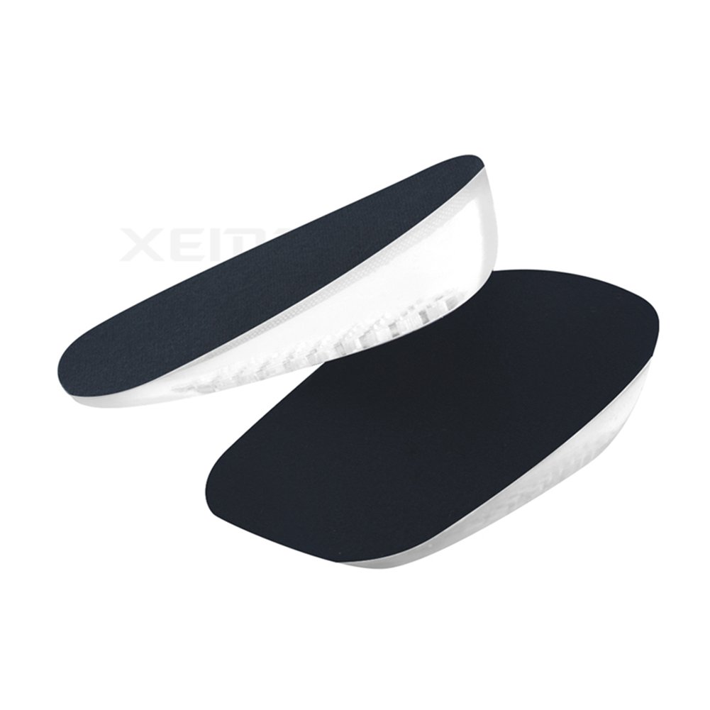Gel Shoe Insoles for Heel Pain Relief – Medical Silicone Heel Lift Pads & Height Increase Cushions – Shock Absorbing Heel Cups for Women – Supports Bone Spurs & Sore Heels (0.59