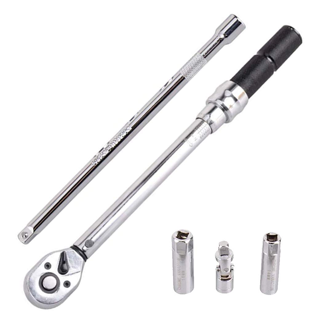 GOFEI 3/8 Inch Adjustable Torque Wrench Set 5-60Nm - Professional Car & Bike Repair Tool Kit for Mechanics, DIY Auto Maintenance, Motorcycle Fixing - Perfect for Home Garage, Workshop & Professional Use