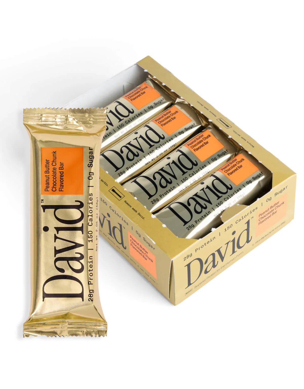 David Protein Bar - High Protein Snack for Energy & Muscle Recovery | Perfect for Gym, Hiking & On-the-Go Nutrition