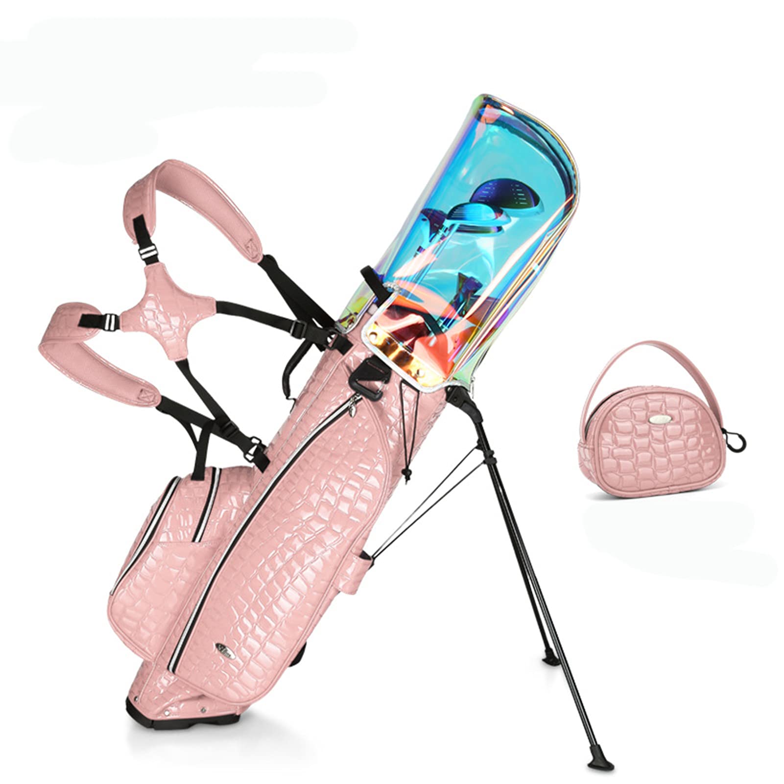 **Premium Golf Stand Bag - Waterproof, Lightweight & Durable Golf Club Bag with Shoulder Strap - Holds Full Set of Clubs - Includes Free Ball Cap & Handbag - Perfect for Beginners & Travel Golfing**    *(Ideal for Golf Courses, Driving Ranges, Practice Sessions & Travel - Great Gift for Golf Enthusiasts)*