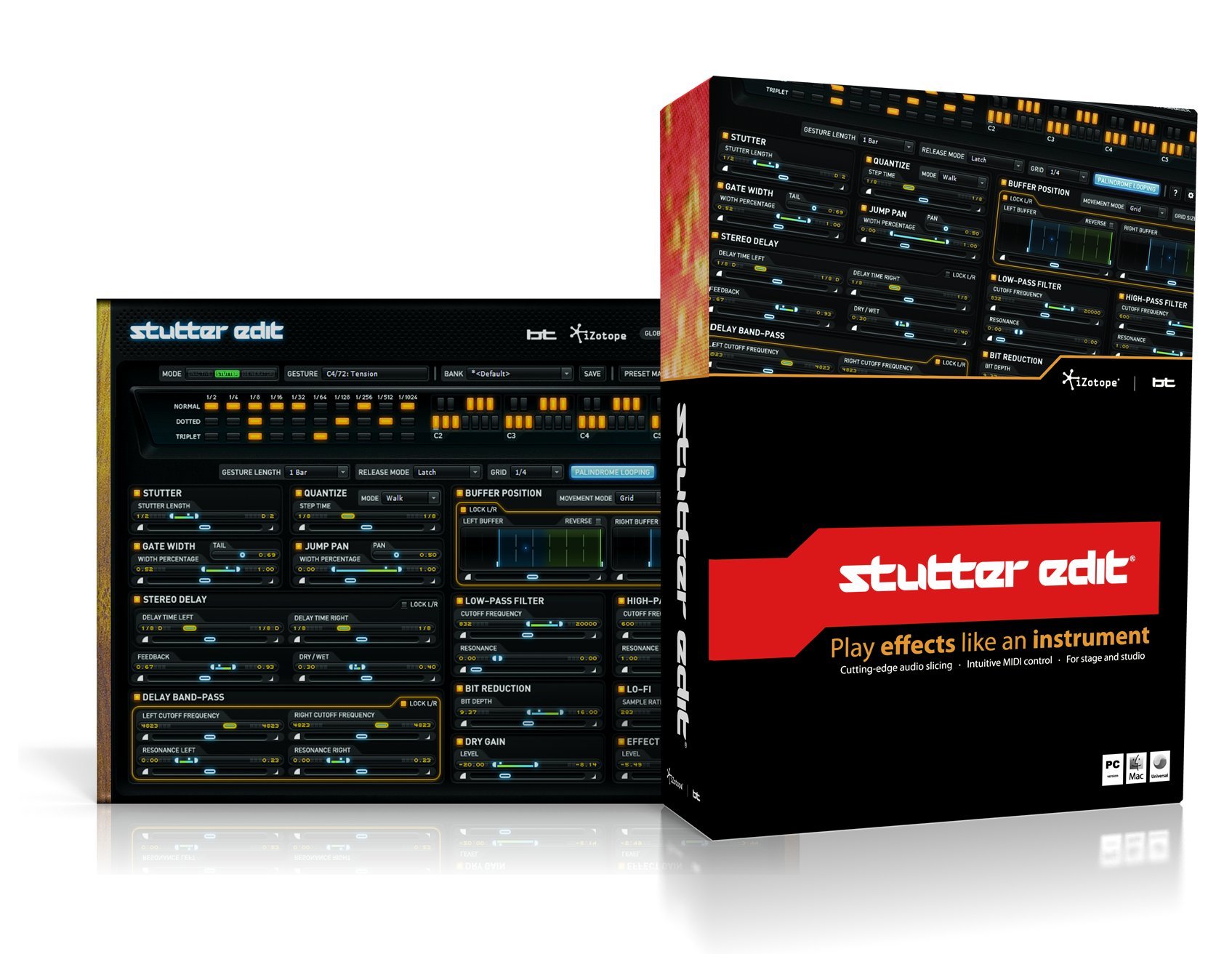 iZotope Stutter Edit - Professional Stutter Effects Plug-in for Music Production & DJ Mixing - Perfect for Electronic, EDM, and Hip-Hop Tracks