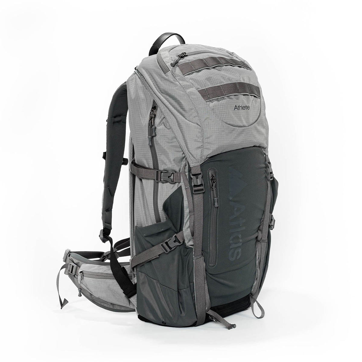 Atlas Athlete Large Backpack - Durable Gray Travel Backpack for Gym, Work & Outdoor Adventures - Water-Resistant Laptop Backpack with Multiple Pockets for Men & Women