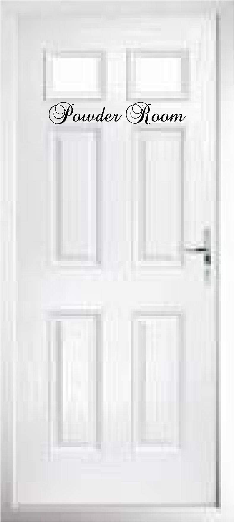 Pantry, Kitchen, Toilet & Powder Room Door Decals - 15