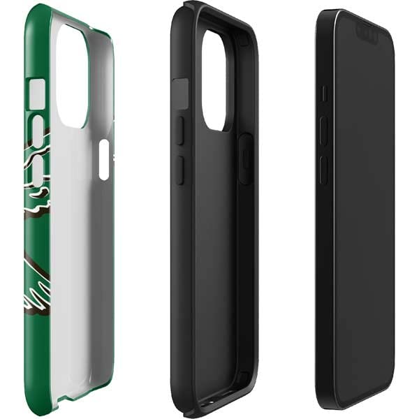 Officially Licensed NFL Philadelphia Eagles Retro Logo Impact Phone Case for iPhone 14 Pro Max - Durable Protection for Football Games & Daily Use