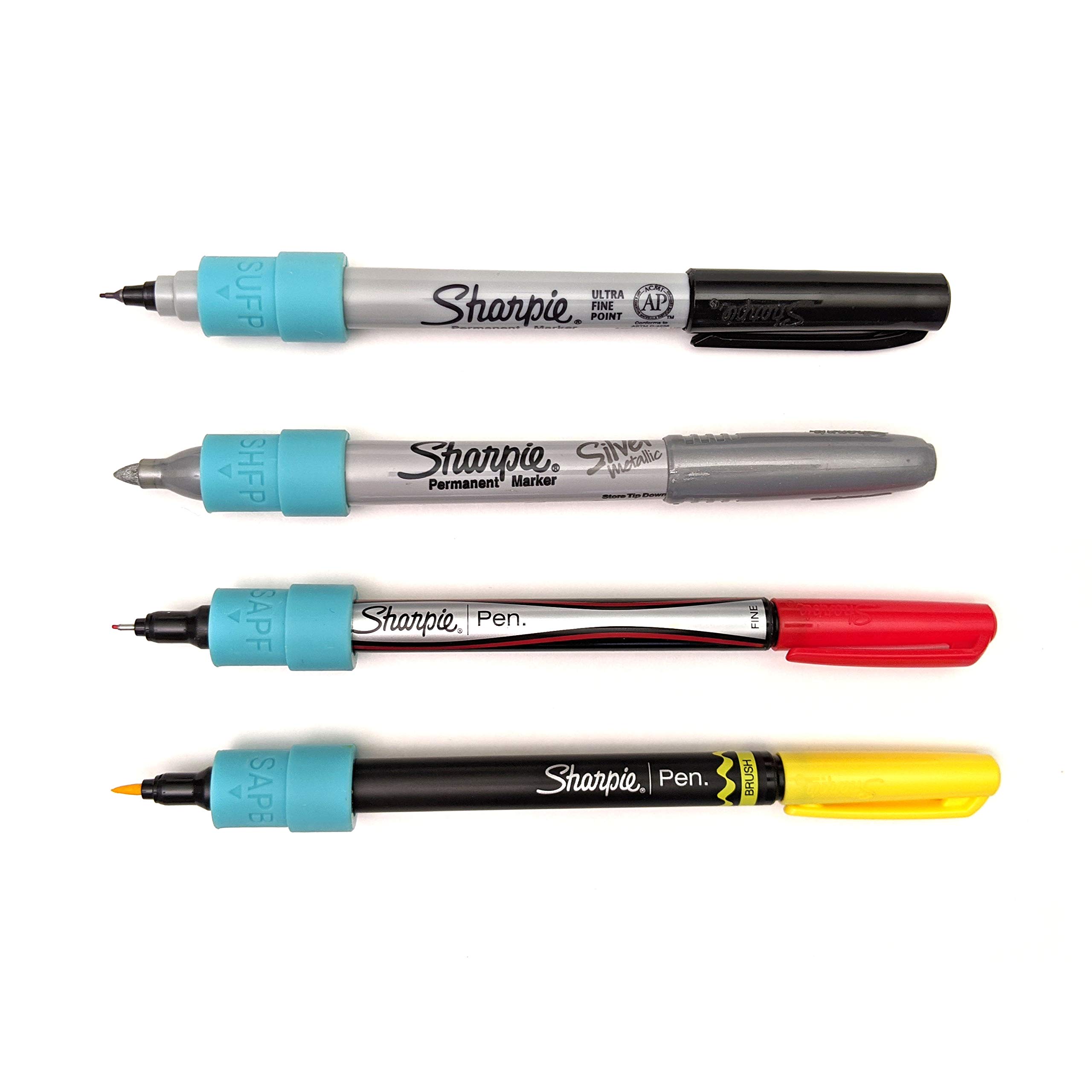 Sharpie Pen Adapters for Cricut Machines (Set of 4) - Compatible with Explore Air 1, 2 & Maker - DIY Crafting, Vinyl Cutting, Scrapbooking & Card Making Accessories