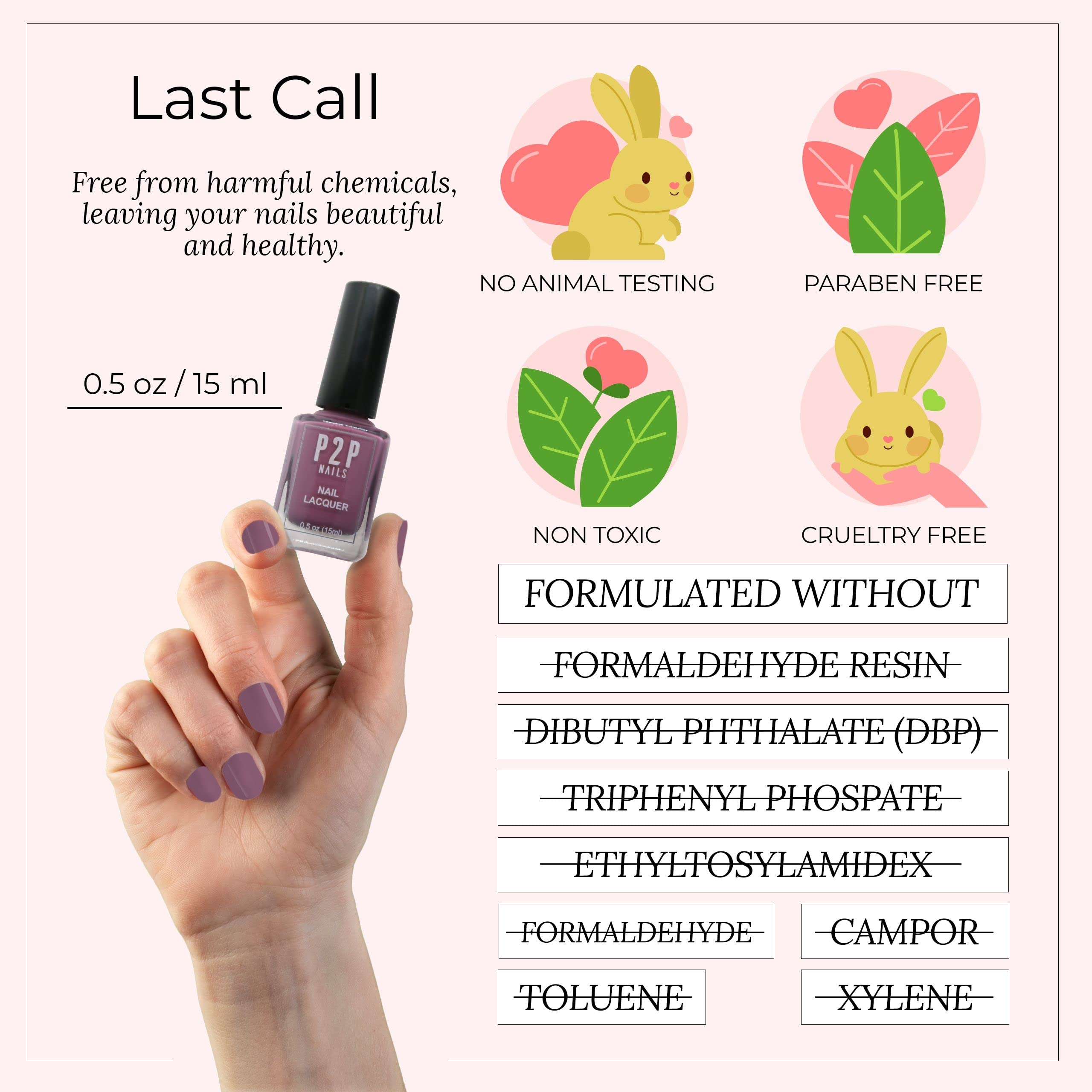 Vibrant Purple Nail Polish - Long Lasting All Season Salon Quality Nail Lacquer with Natural Shine - Perfect for Manicures, Pedicures & Special Occasions