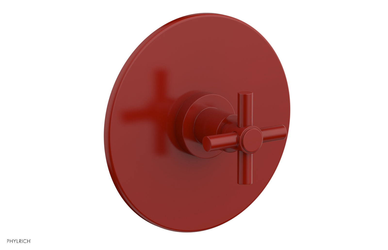 BASIC 1/2 Thermostatic Shower Trim with Tubular Cross Handle DTH134 - Perfect for Bathroom Renovation & Modern Shower Systems