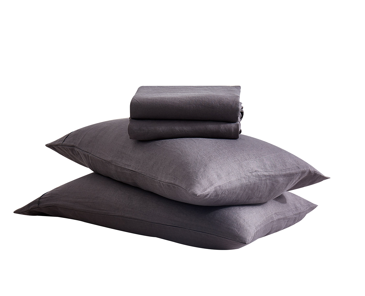 Premium 100% Organic Linen Sheet Set - Breathable & Hypoallergenic Bedding for All Seasons | Queen Size, Stone Washed for Softness | Perfect for Eco-Friendly Homes, Guest Rooms & Luxury Hotels