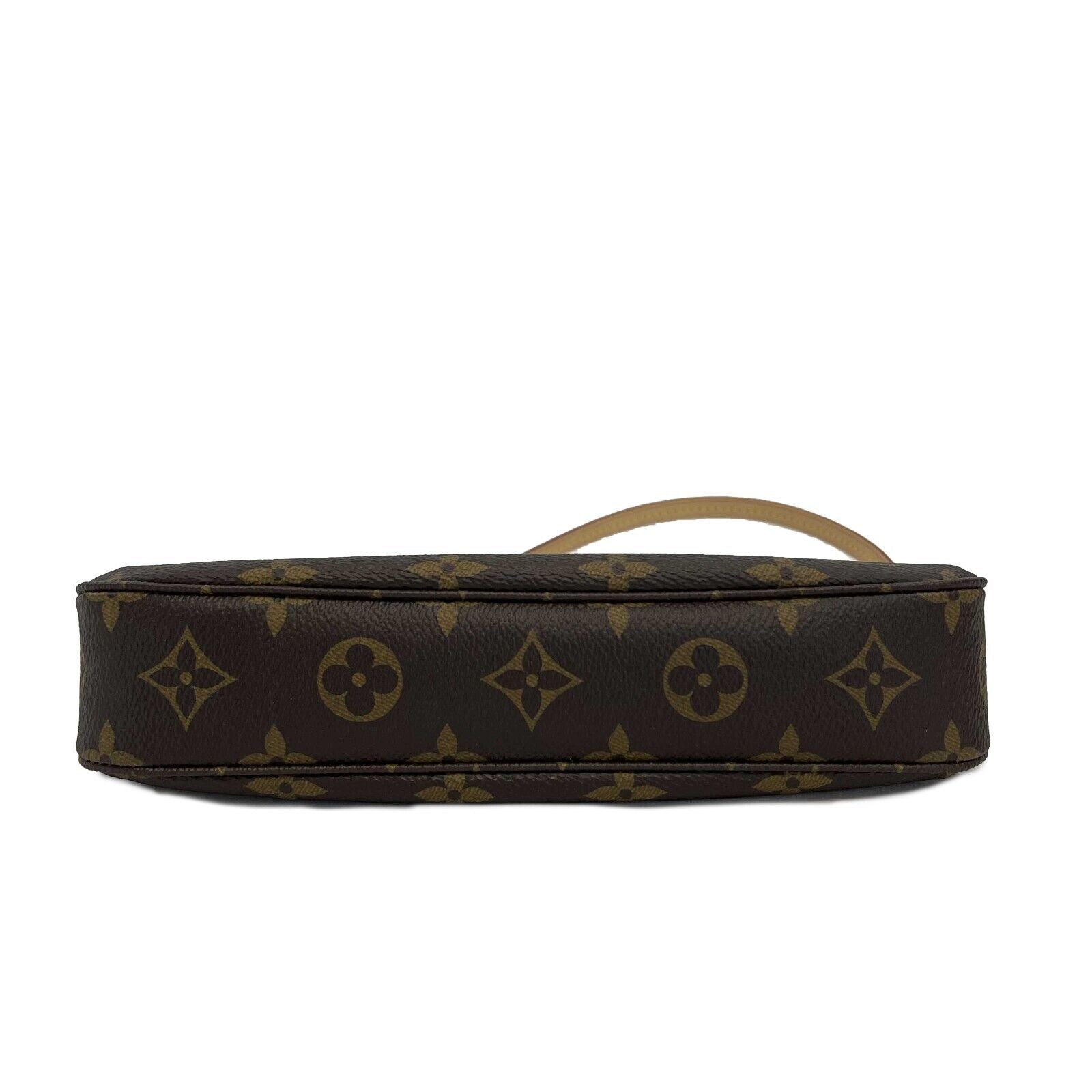 Authentic Louis Vuitton NEW KIT Brown Monogram Pochette Crossbody Shoulder Bag with Removable Strap - Perfect for Travel, Work & Everyday Fashion Accessory