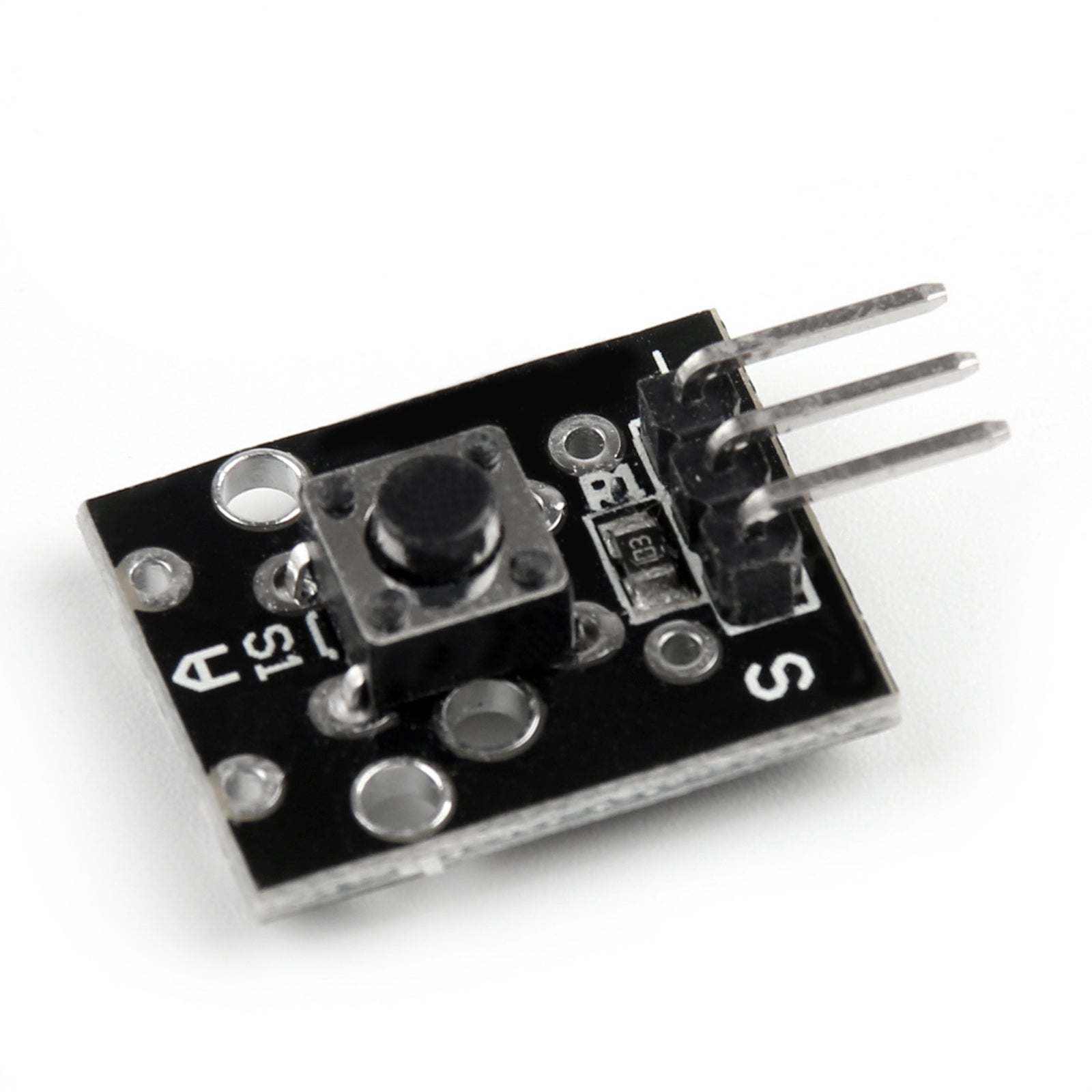 10Pcs KY-004 3 Pin Button Key Switch Sensor Module for Arduino AVR PIC - DIY Electronics Projects, Robotics & Home Automation Control