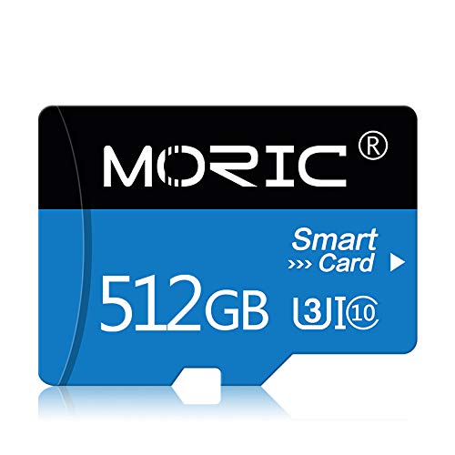 512GB Micro SD Card High Speed Class 10 UHS-I U3 V30 Memory Card with Adapter - Compatible with Smartphones, Tablets, Drones, Action Cameras, Security Cameras & Gaming Devices - Perfect for 4K Video Recording, Photography & Data Storage