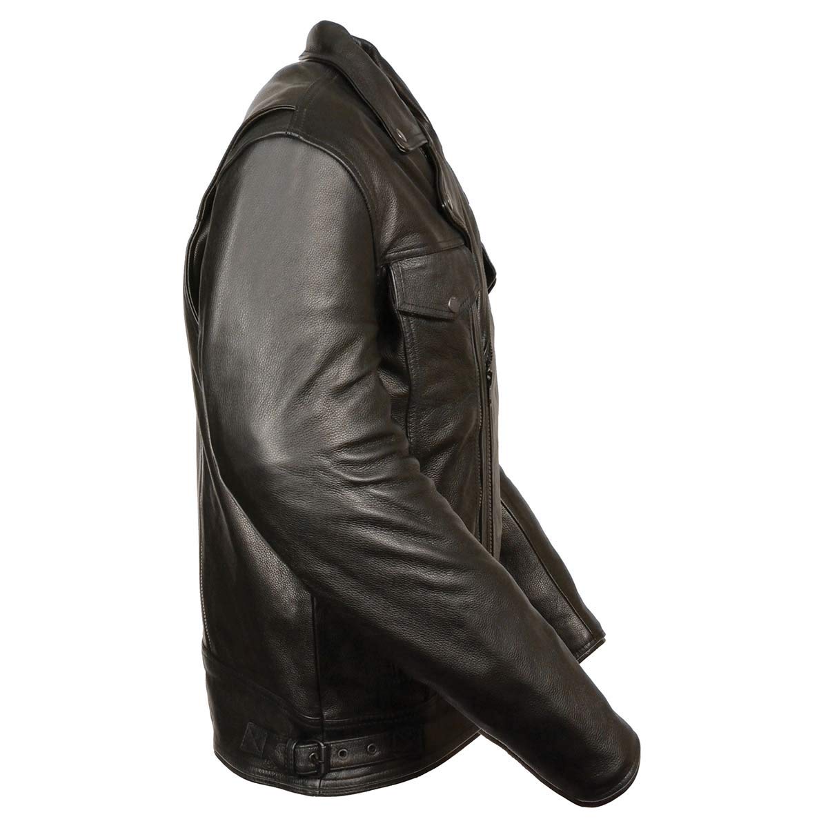 Men's Utility Pocket Motorcycle Jacket - Durable Biker Jacket with Multiple Pockets for Riding & Outdoor Adventures | Perfect for Motorcycle Enthusiasts & Urban Commuters