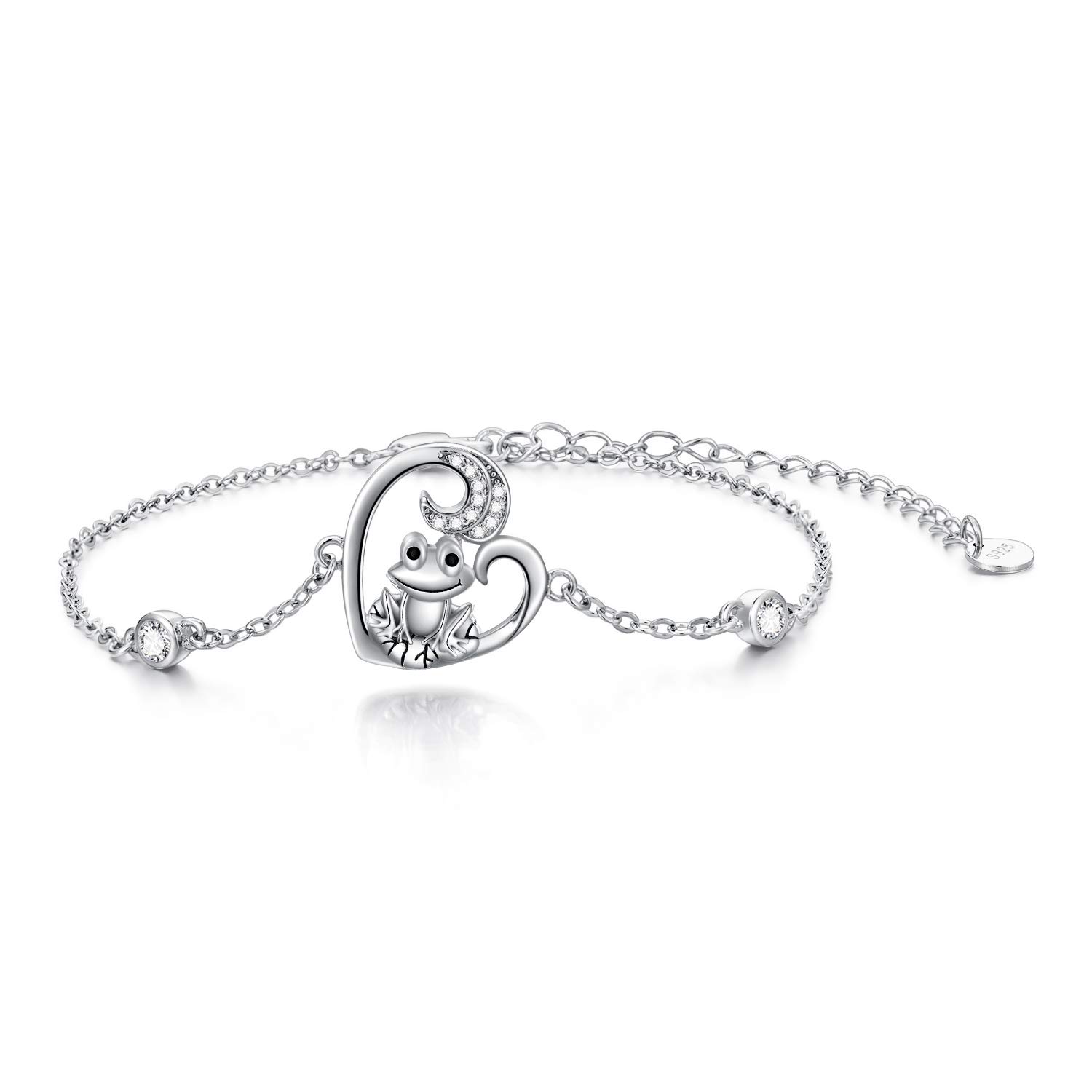 POPKIMI Cute Animal Anklets for Women - Sterling Silver Beach Foot Jewelry - Perfect Beach Themed Gifts, Birthday Presents for Her - Ideal for Summer Vacations, Pool Parties & Boho Fashion Accessories