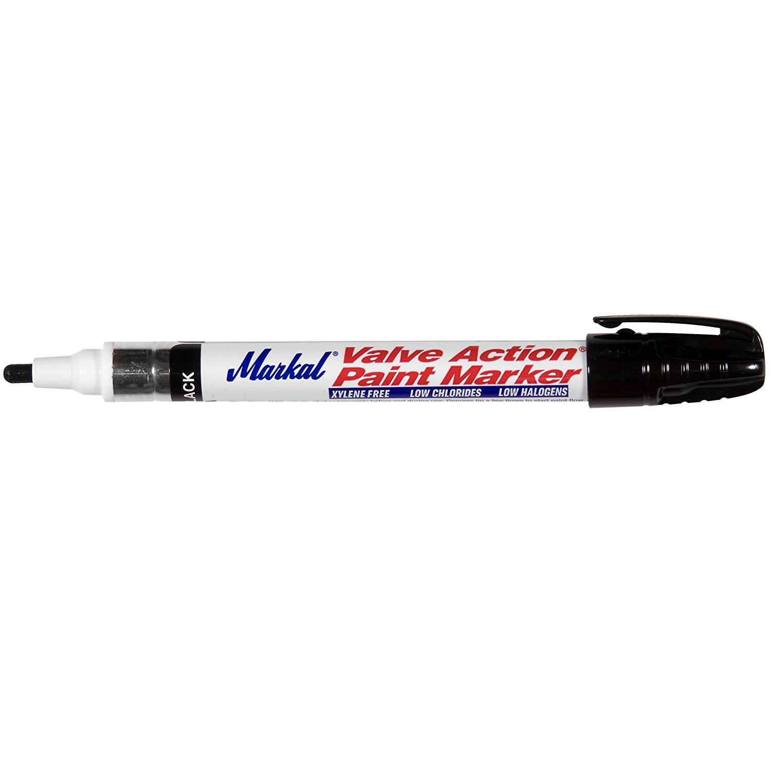Valve Action Paint Markers - Premium Black Paint Markers for Artists & DIY Projects | Ideal for Canvas, Wood, Metal & Graffiti Art