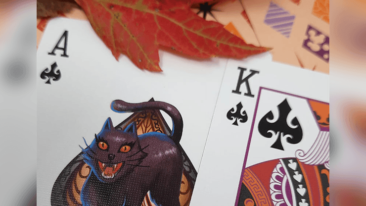 Vintage Halloween Bicycle Playing Cards - Spooky Themed Deck for Magic Tricks, Poker Games & Halloween Party Favors