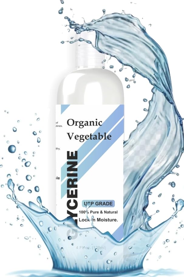 100% Pure Aloe Vera Gel & Vegetable Glycerin Bundle - Natural Moisturizer for Face, Skin & Hair Care | Hydrating, Soothing & Non-Sticky Formula | 7.76 oz Aloe Gel + 4 oz Glycerin | Perfect for Sunburn Relief, Dry Skin Treatment & DIY Beauty Recipes