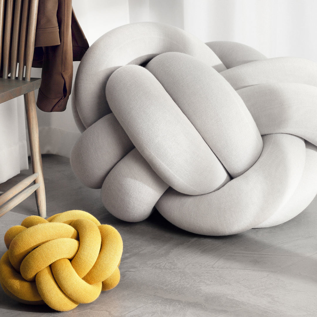 Sigurdardottir Knot Cushion - Stylish Nordic Home Decor Pillow by Design House Stockholm - Perfect for Living Room, Bedroom & Sofa
