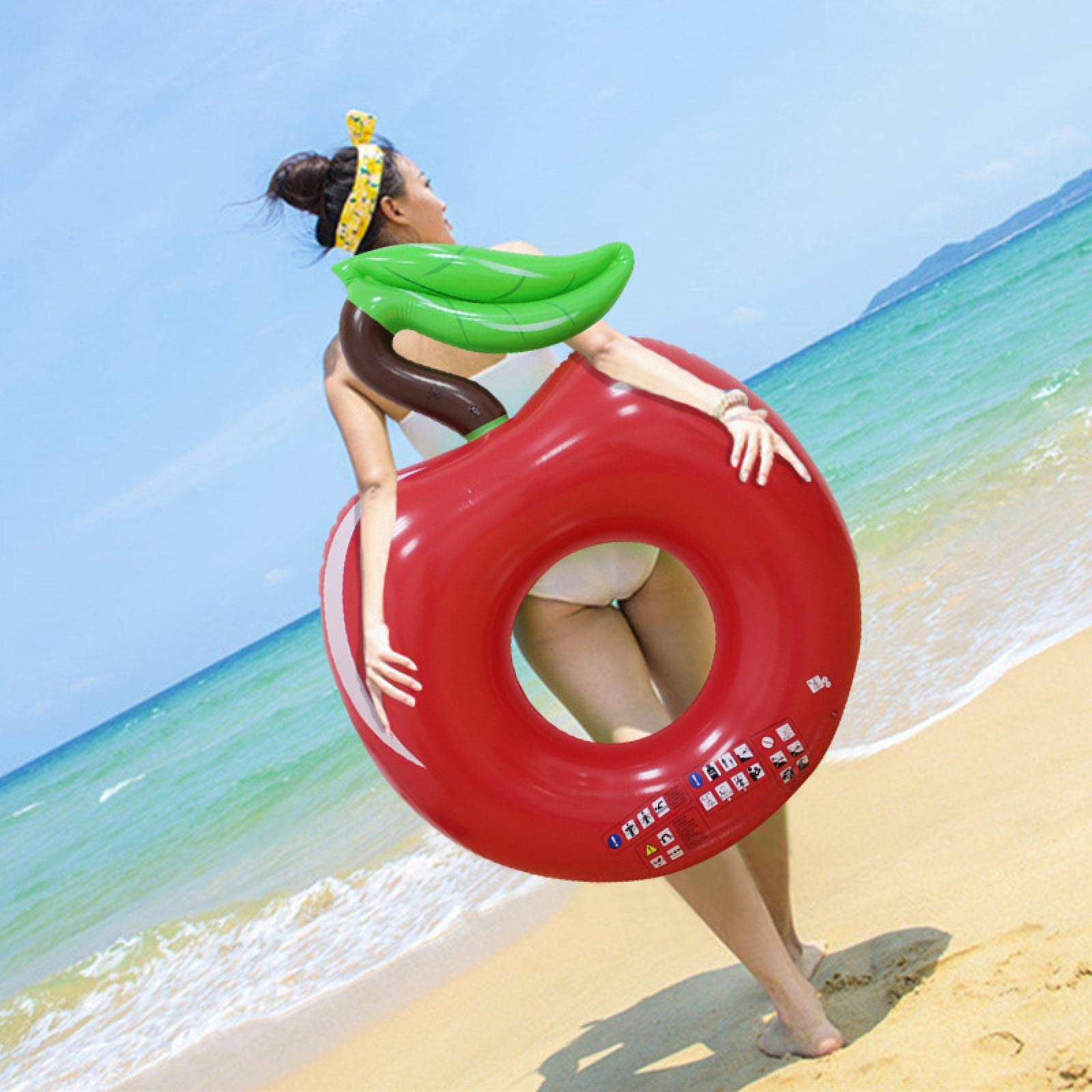 **Heavy Duty Inflatable Pool Float Tube for Adults & Kids - Durable River Floats, Pool Floaties, and Pool Toys for Beach, Lake, or Outdoor Party Fun**    *(Use for relaxing in the pool, floating down the river, or enjoying summer parties!)*
