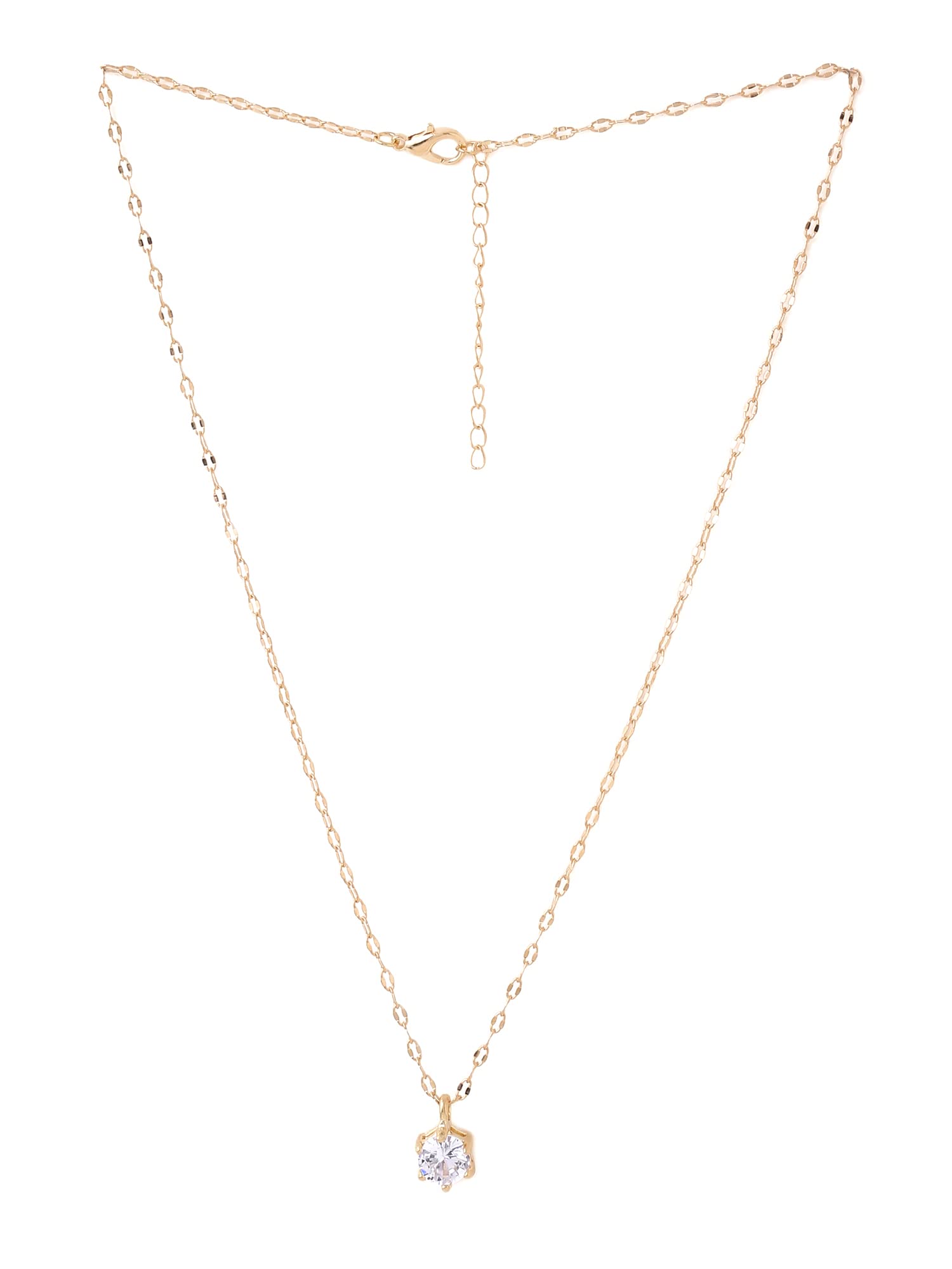 Elegant Yellow Chime Necklace for Women & Girls - 18K Gold Plated Pendant Charm Chain | Perfect Birthday Gift, Anniversary Present, Valentine's Day Jewelry | Ideal for Date Nights, Parties & Special Occasions