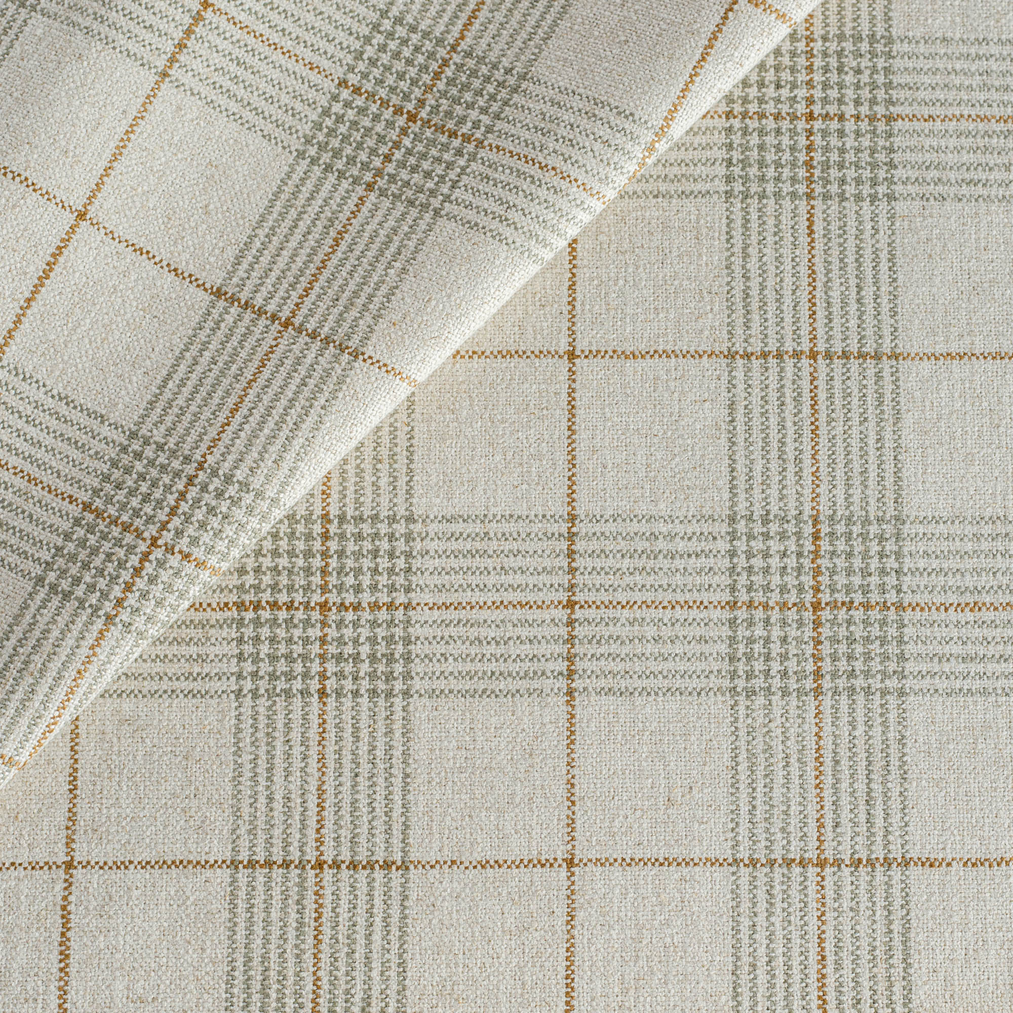 Premium Cabot Plaid Fabric in Sage Green - Soft & Durable for DIY Crafts, Home Decor, and Fashion Projects | Perfect for Curtains, Pillows, and Clothing