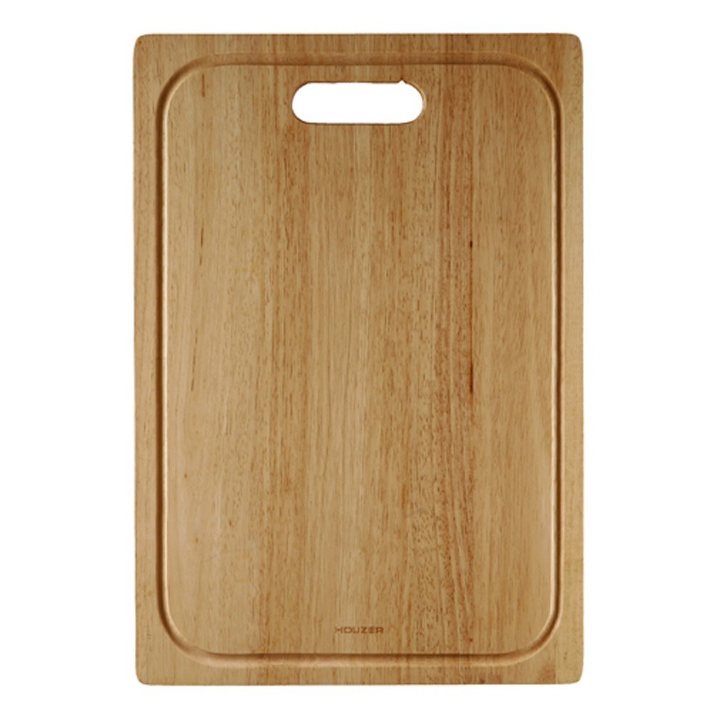 Houzer CB 4500 Endura Hardwood Cutting Board - 20.25 x 14 Inches - Durable Kitchen Chopping Board for Meat, Vegetables & Fruits - Perfect for Home Chefs & Professional Kitchens