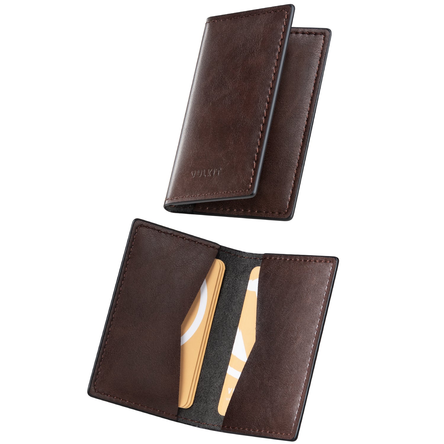 VBC100 Dual-Sided Slim Business Card Holder - Holds Up to 20 Credit Cards & ID Cards | Perfect for Professionals, Networking Events & Wallet Replacement