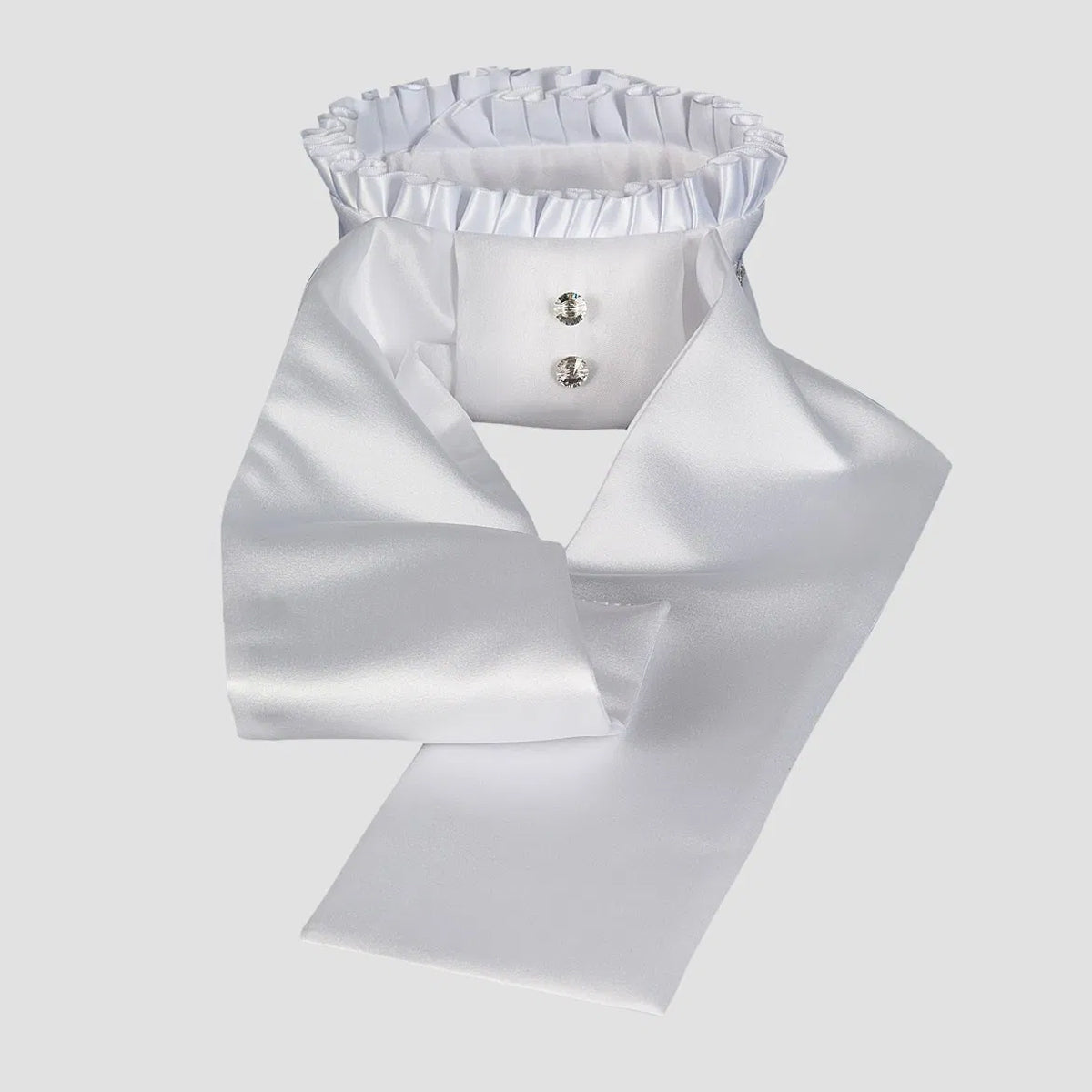 Equiline Adel Pleated Collar Stock Tie - Elegant Equestrian Neckwear for Horse Riding & Dressage Competitions | Perfect for Show Jumping & Formal Riding Events