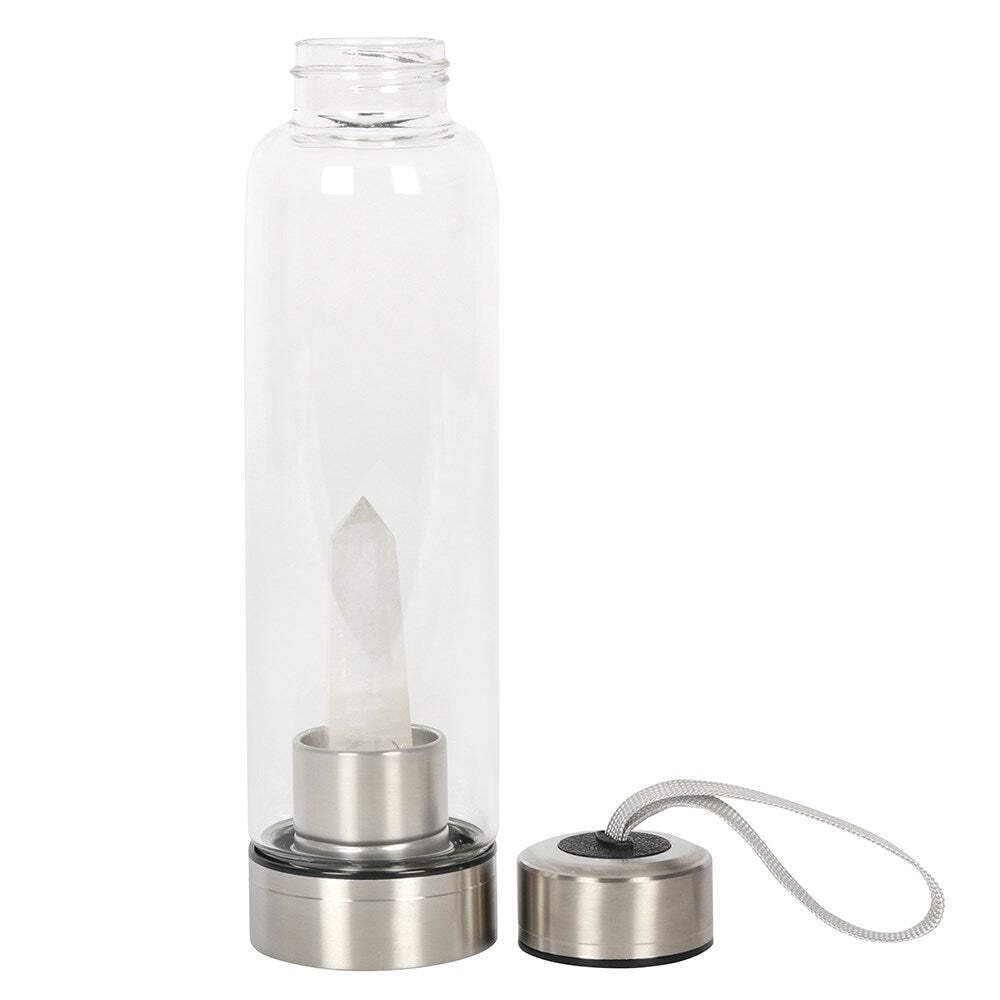 Stylish & Eco-Friendly Something Different Quartz Water Bottle - Leak-Proof, BPA-Free, 32oz for Gym, Hiking & Office Use