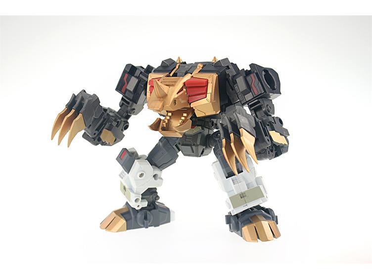 Fansproject Combiner Ryu Oh Dinoichi (Kakuryu) - Transformers Style Dinosaur Robot Toy - Perfect for Collectors, Action Play & Display Scenes