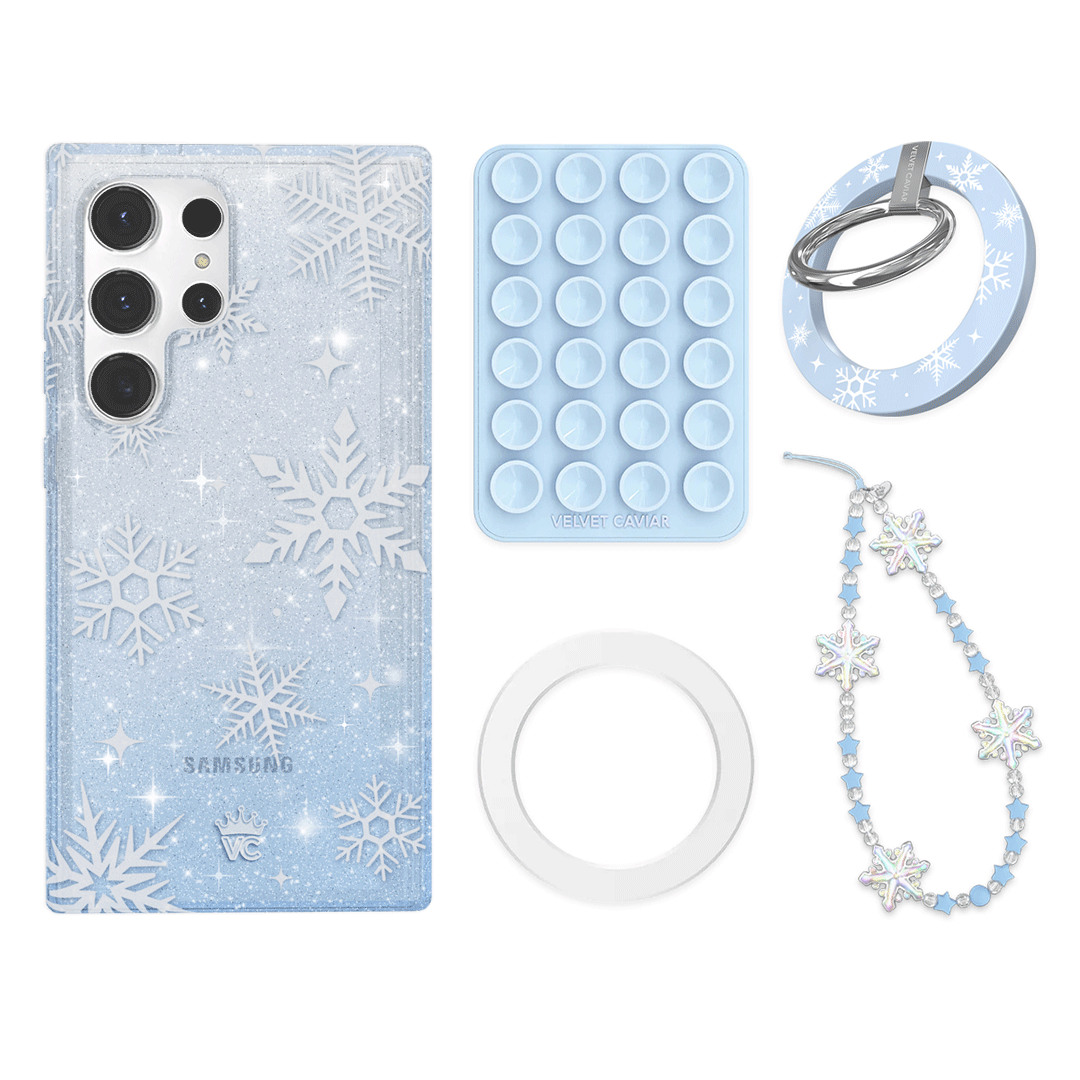 Snow Angel Glitter Galaxy Bundle Set - Non-Slip Grip for Winter Fun, Snowball Fights & Outdoor Adventures | Perfect for Kids & Adults