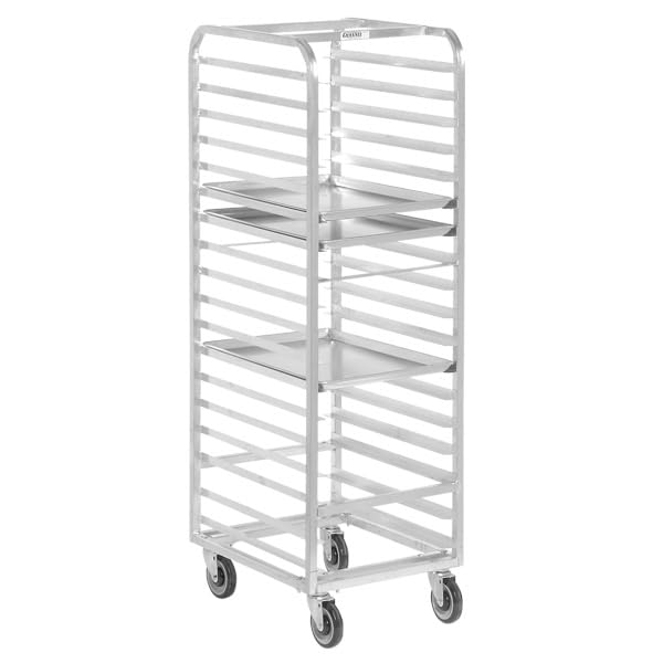 Stainless Steel WA03 Bun Pan Rack - Commercial Grade Baking Sheet Organizer for Restaurants, Bakeries & Home Kitchens - Perfect for Storing Cookie Trays, Sheet Pans & Bakeware