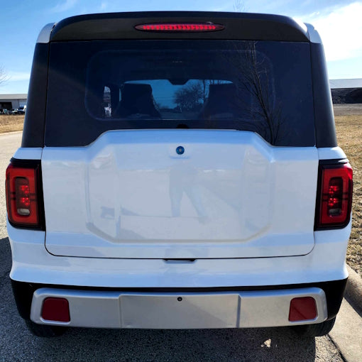 60V Electric Golf Cart LSV - 4 Door Coco Trooper with Rear Trunk Hatch | Black Demo Model | Perfect for Golf Courses, Resorts & Gated Communities