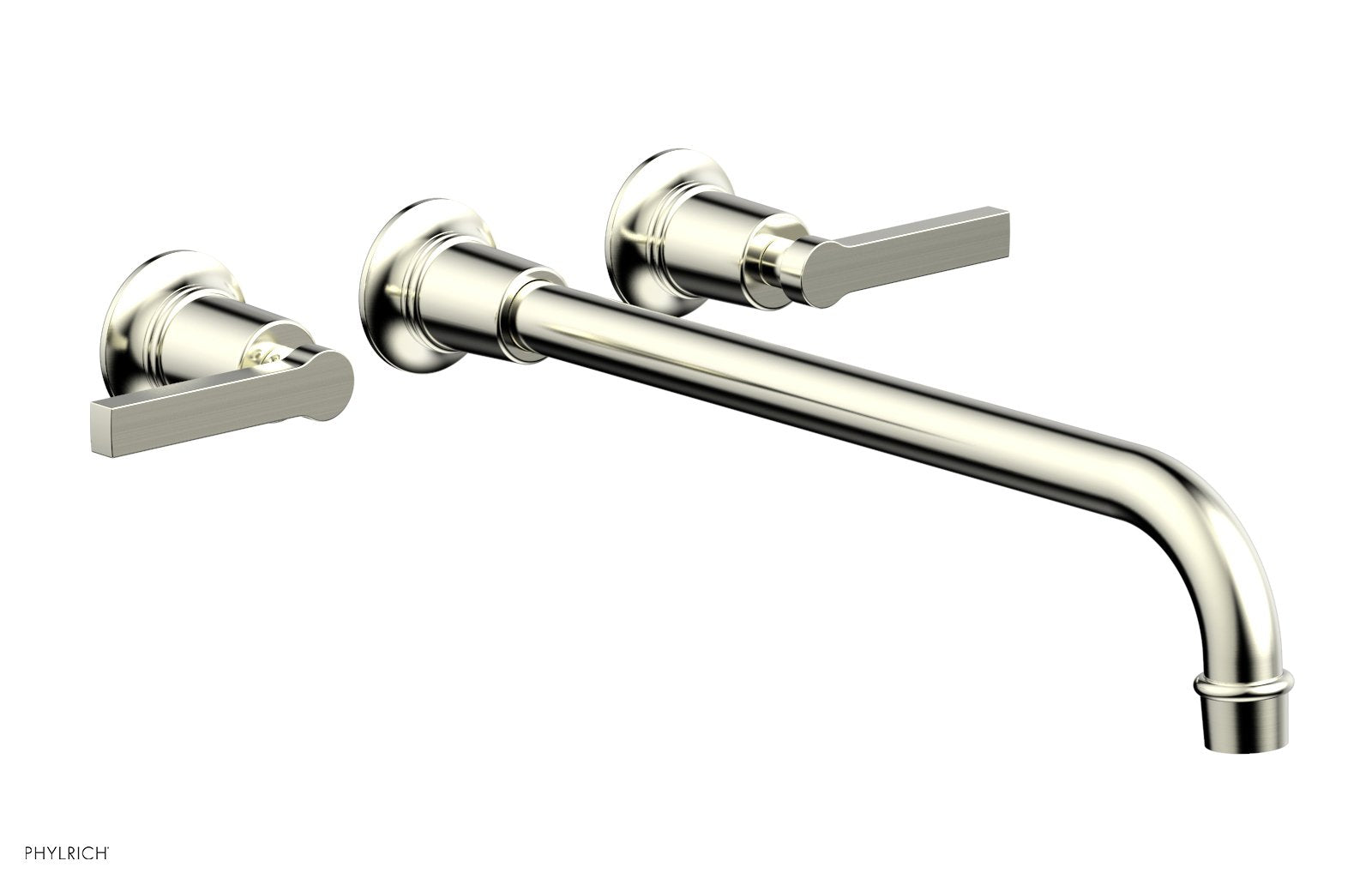 HEX MODERN Wall Mount Lavatory Faucet Set with 14