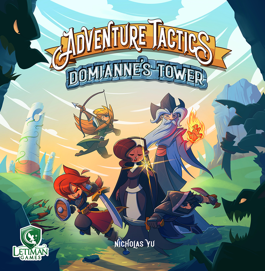 Adventure Tactics: Domiannes Tower 2nd Edition - Strategy Board Game for Adults & Teens - Perfect for Game Nights & Fantasy RPG Enthusiasts
