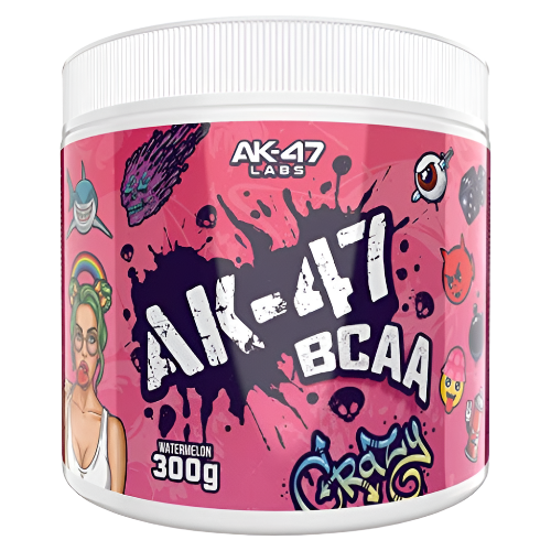 AK 47 Labs BCAA 300g - Premium Branched Chain Amino Acid Supplement for Muscle Recovery & Growth | Ideal for Workout, Fitness & Bodybuilding