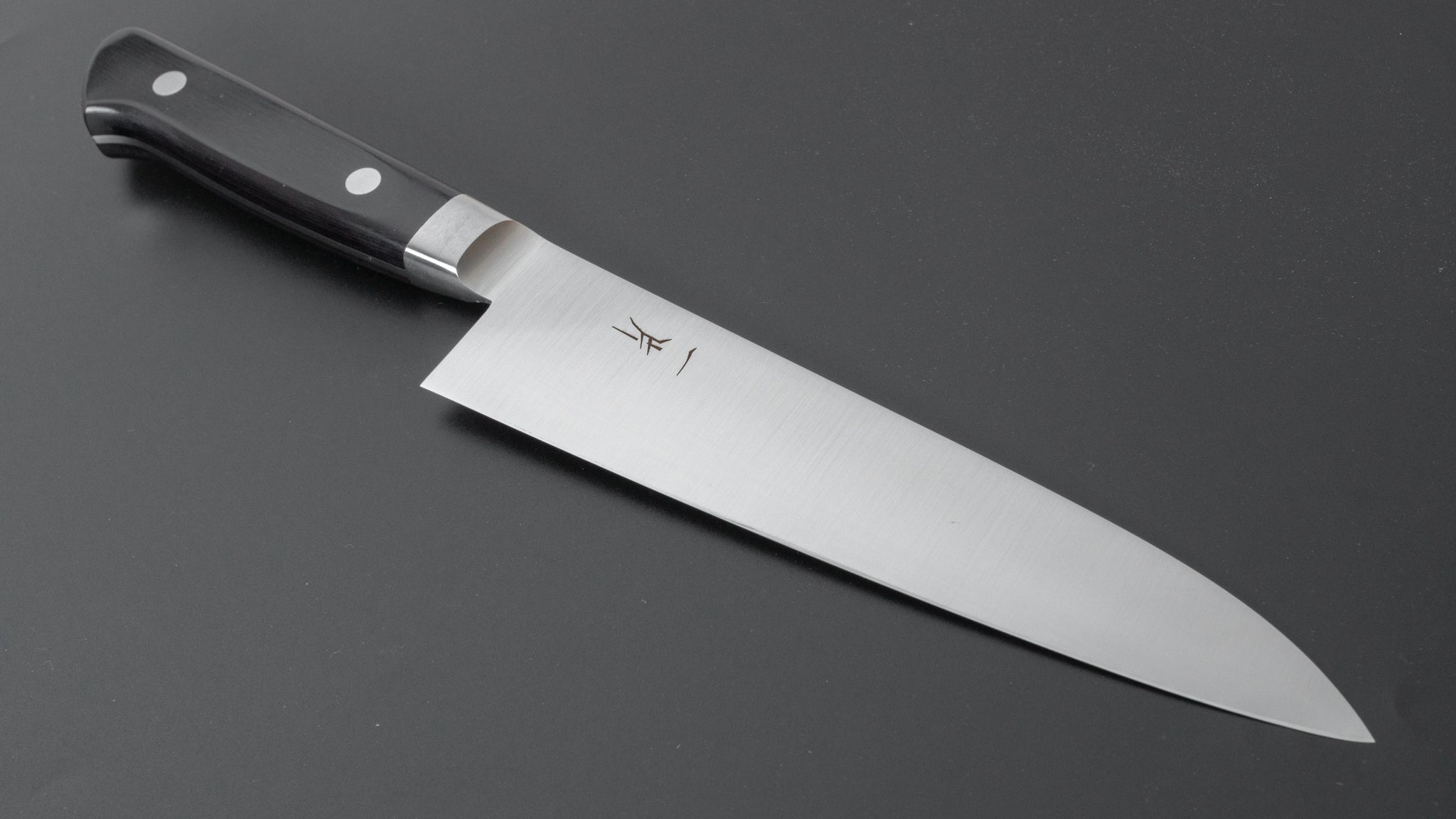 Hitohira FJ VG-1 Gyuto Japanese Chef Knife 180mm with Pakkawood Handle - Professional Kitchen Knife for Slicing, Dicing & Meat Cutting