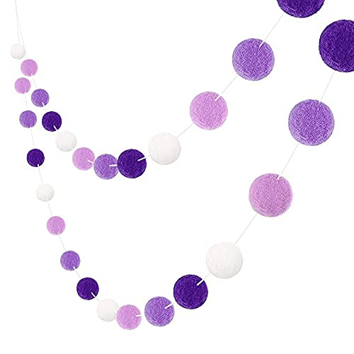 Purple Mermaid Party 3 Cm/30 Balls Garland