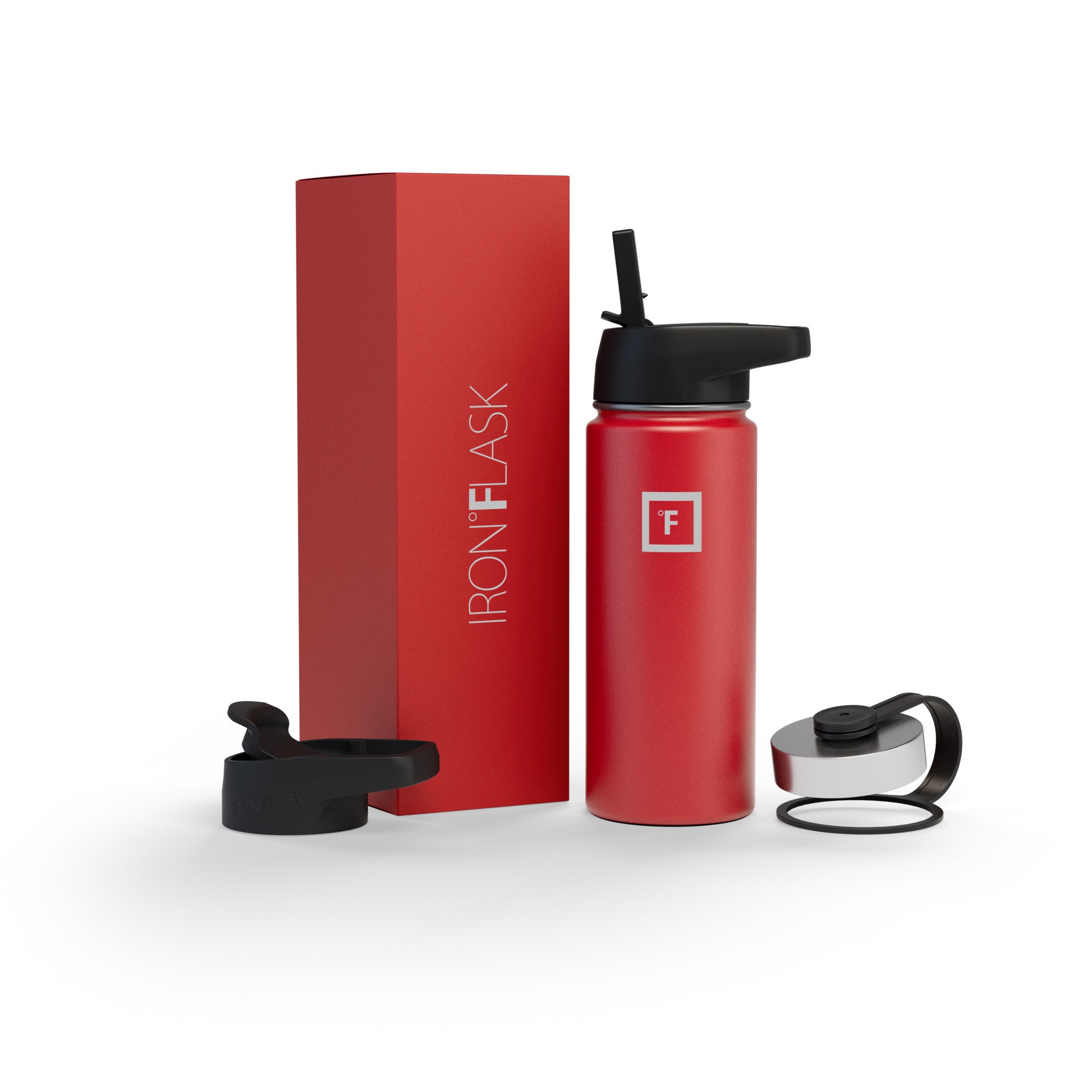 18 Oz Wide Mouth Water Bottle with Straw Lid - Leak Proof & BPA Free - Perfect for Gym, Hiking, Travel & Everyday Hydration