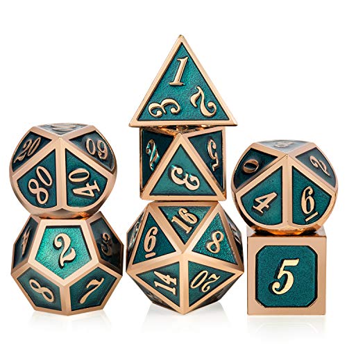 Gold Number With Teal