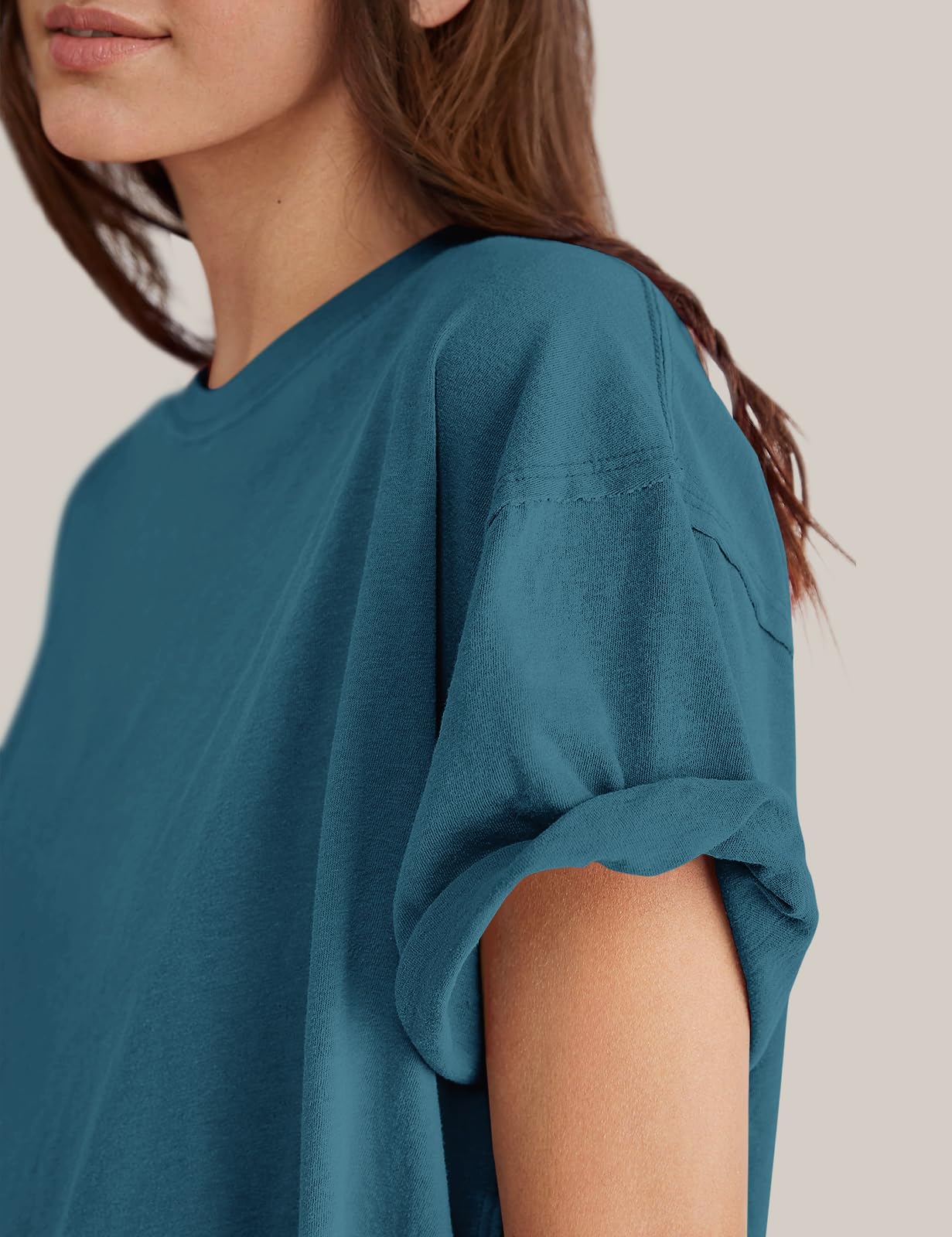 Women's Oversized T-Shirts 2024 | Loose Fit Cotton Summer Tunic Tops | Soft Short Sleeve Boxy Tee | Casual Wear, Beach Outfits & Lounge Comfort