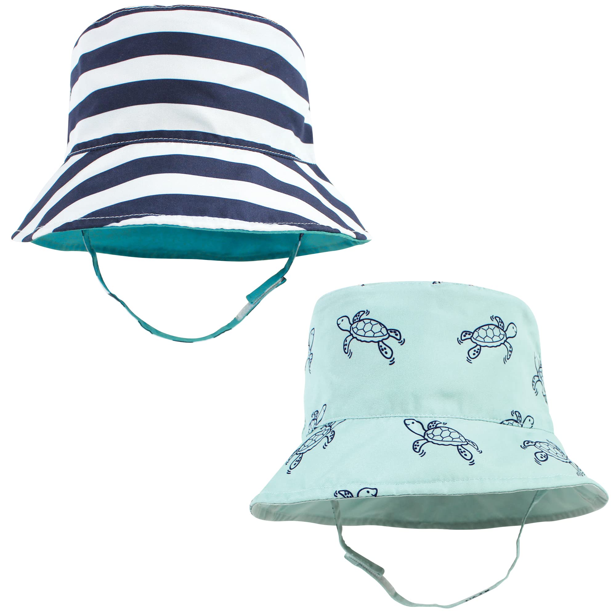 Hudson Baby Girls' Sun Protection Hat - UPF 50+ UV Protection Wide Brim Floppy Hat for Outdoor, Beach, Pool & Summer Activities