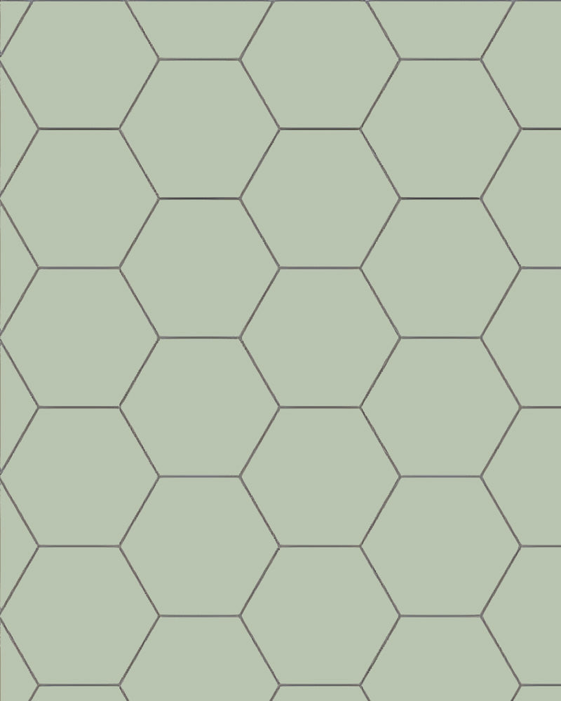 Klinker Hexagon 15x15cm Pistachio Green Tile - Premium Winckelmans Granite Klinker for Kitchen Backsplash & Bathroom Flooring